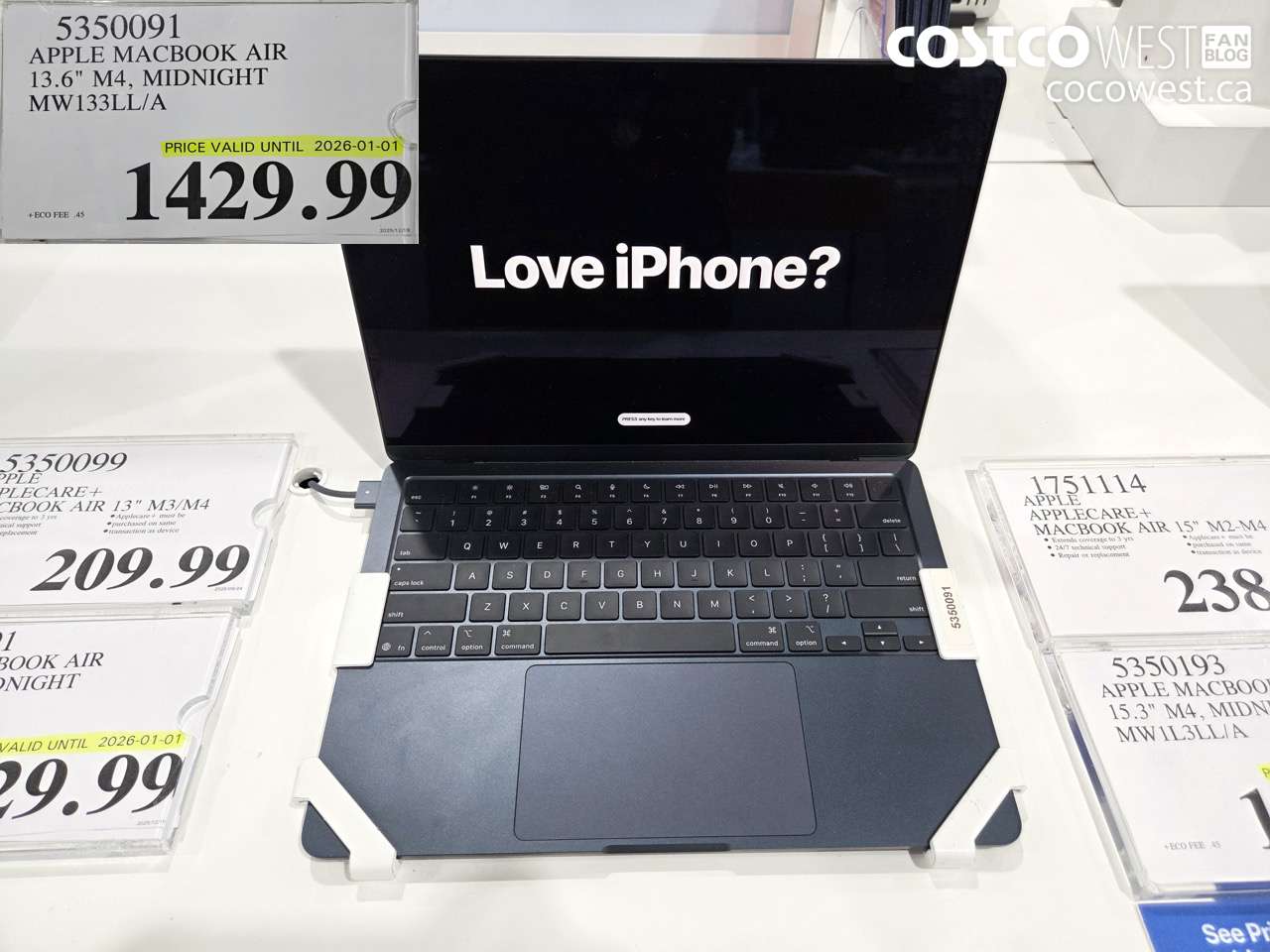 5350091 APPLE MACBOOK AIR 13.6