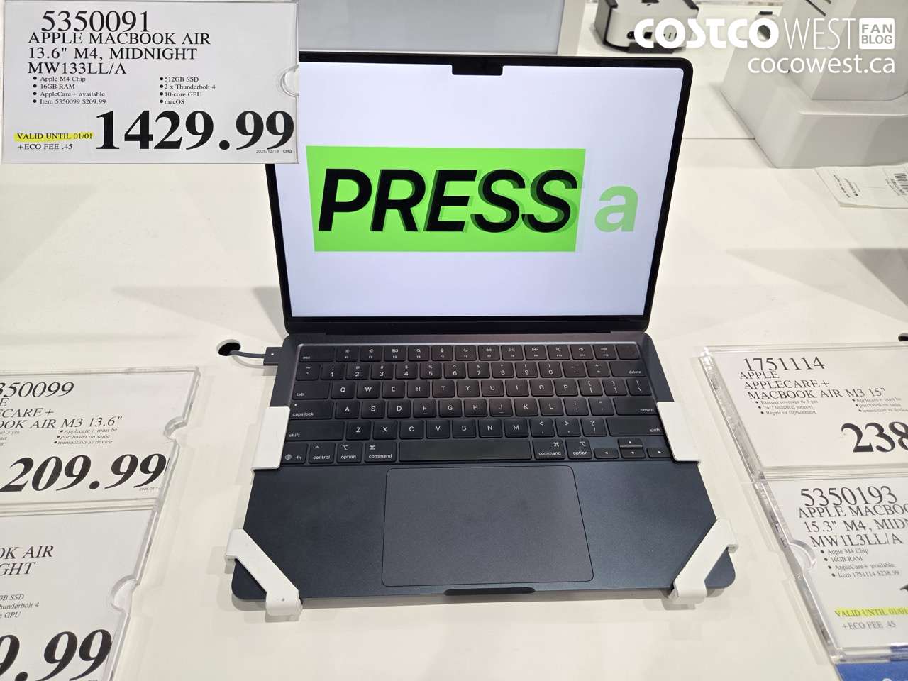 5350091 APPLE MACBOOK AIR 13.6