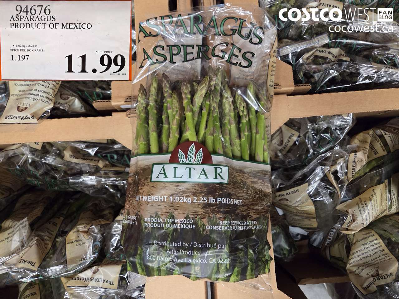 94676 ASPARAGUS PRODUCT OF MEXICO $11.99