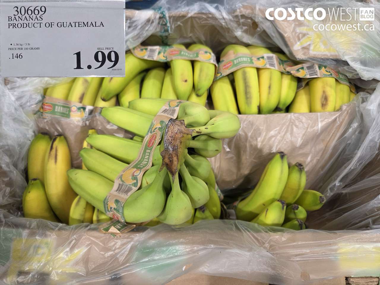 30669 BANANAS PRODUCT OF GUATEMALA $1.99