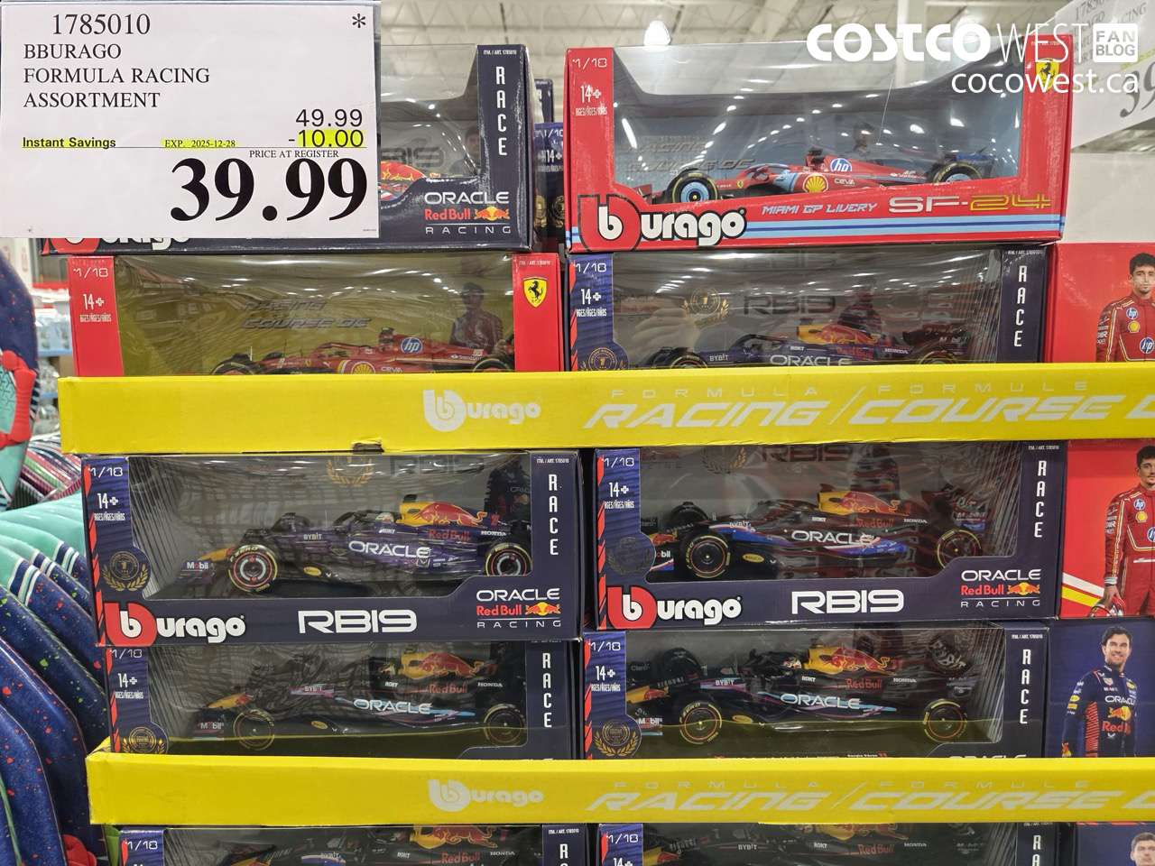 1785010 BBURAGO FORMULA RACING ASSORTMENT ($10.00 INSTANT SAVINGS EXPIRES ON 2025-12-28) $39.99