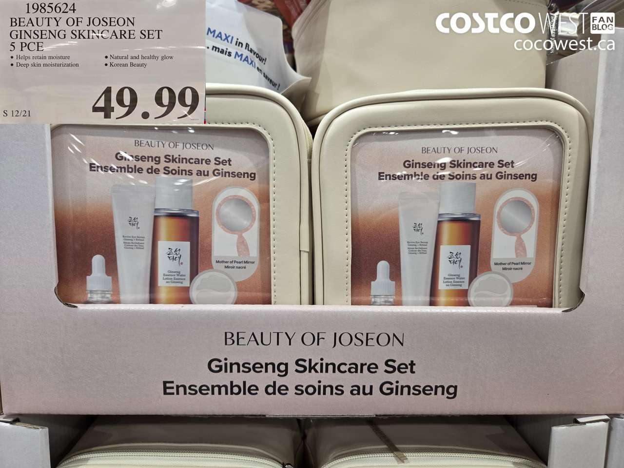 1985624 BEAUTY OF JOSEON GINSENG SKINCARE SET 5PCE $49.99