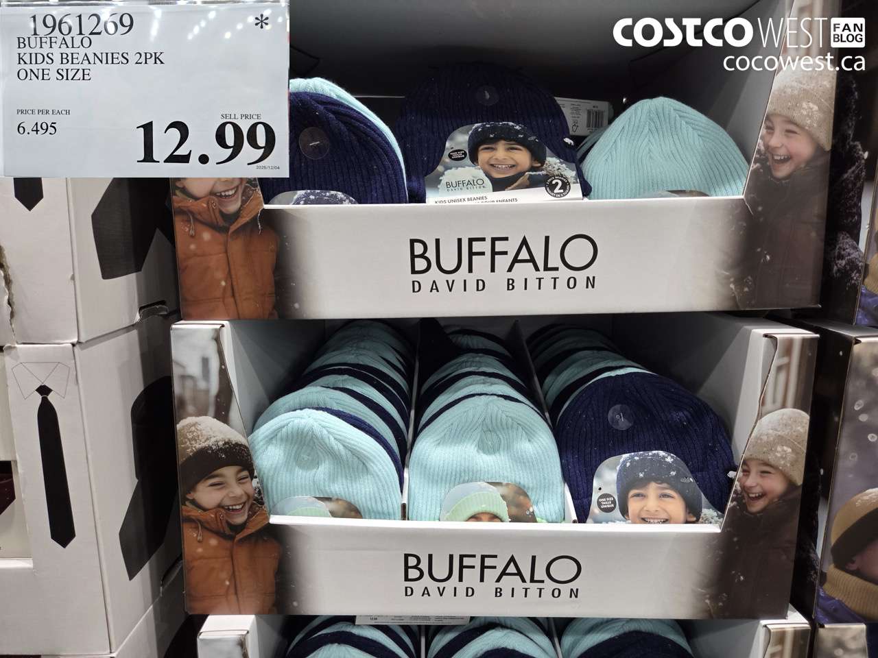 1961269 BUFFALO KIDS BEANIES 2PK ONE SIZE $12.99
