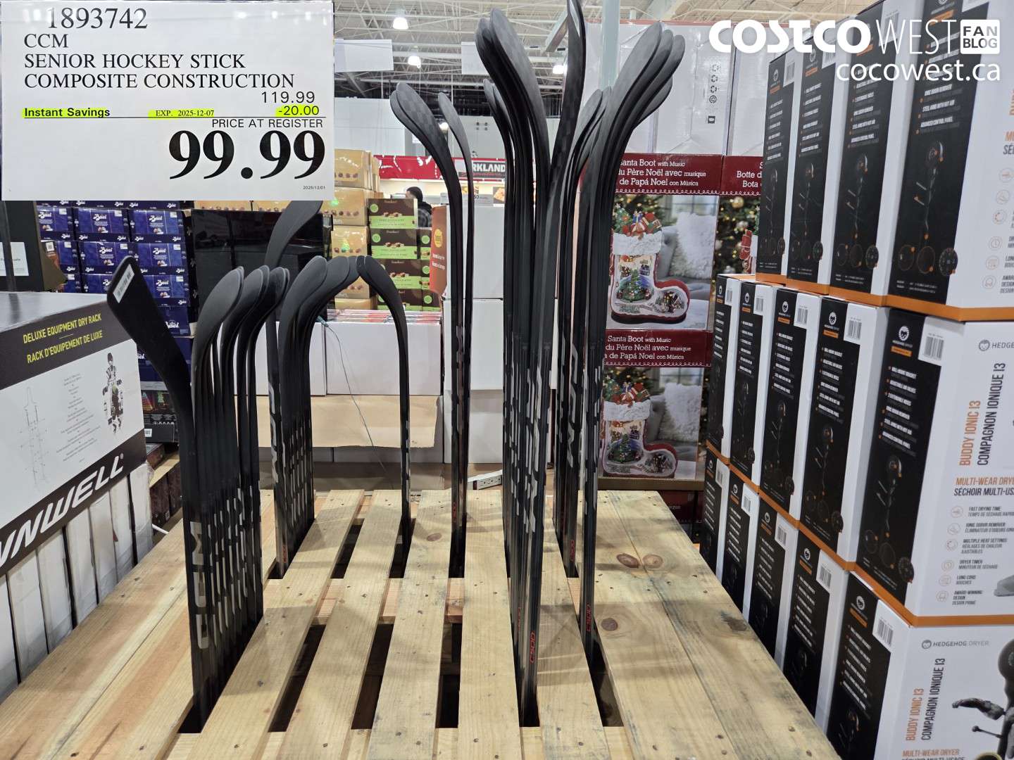 1893742 CCM SENIOR LEFT HAND HOCKEY STICK COMPOSITE CONSTRUCTION ($20.00 INSTANT SAVINGS EXPIRES ON 2024-12-07) $99.99