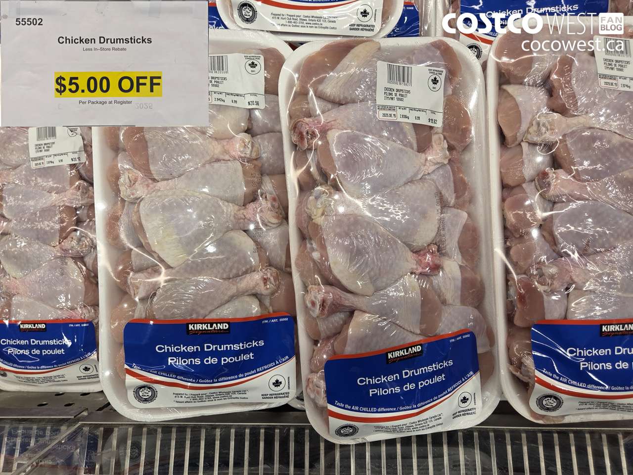 55502 CHICKEN DRUMSTICKS ($5.00 INSTANT SAVINGS)