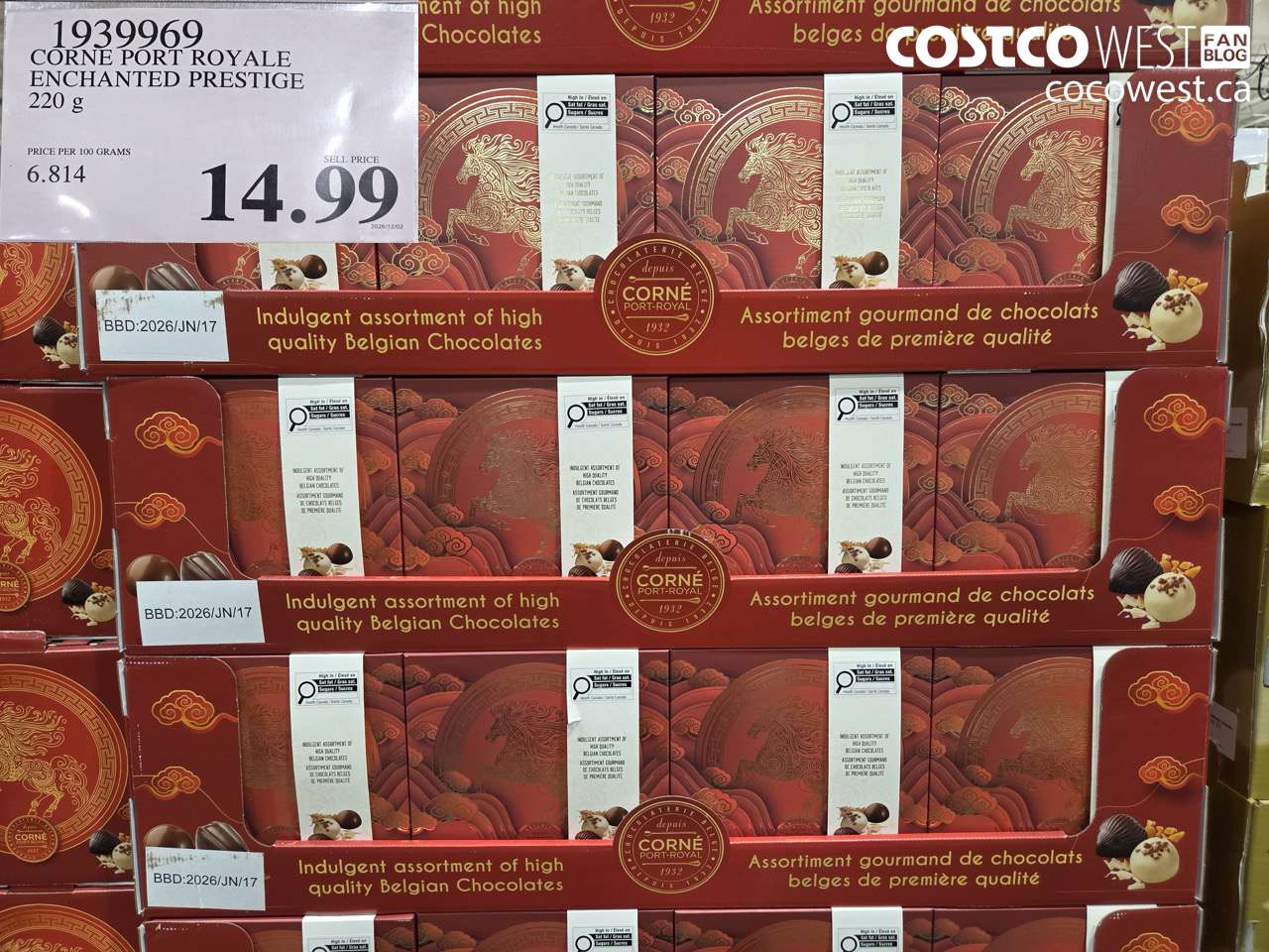 1939969 CORNE PORT ROYALE ENCHANTED PRESTIGE 220 g $14.99