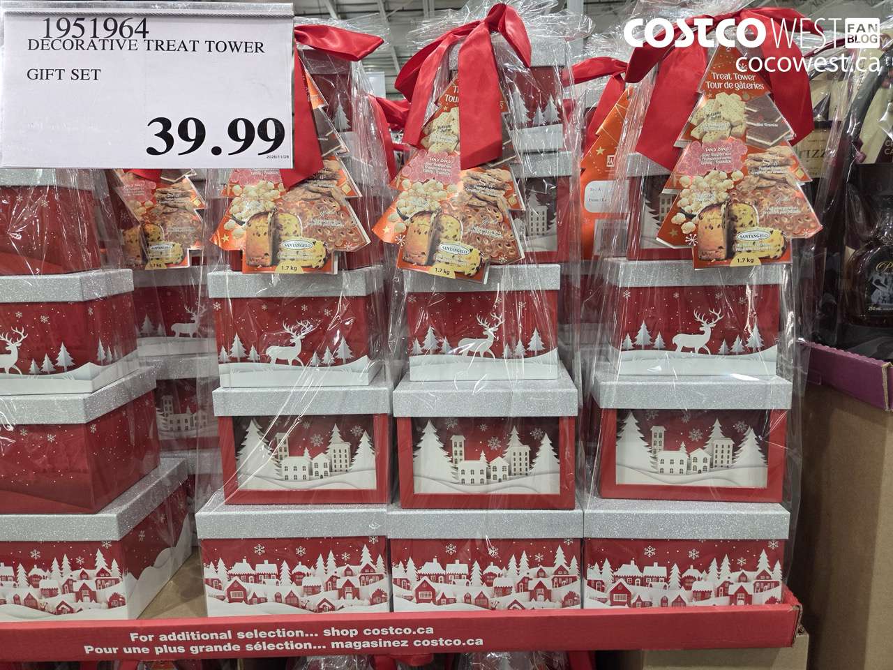 1951964 DECORATIVE TREAT TOWER GIFT SET $39.99