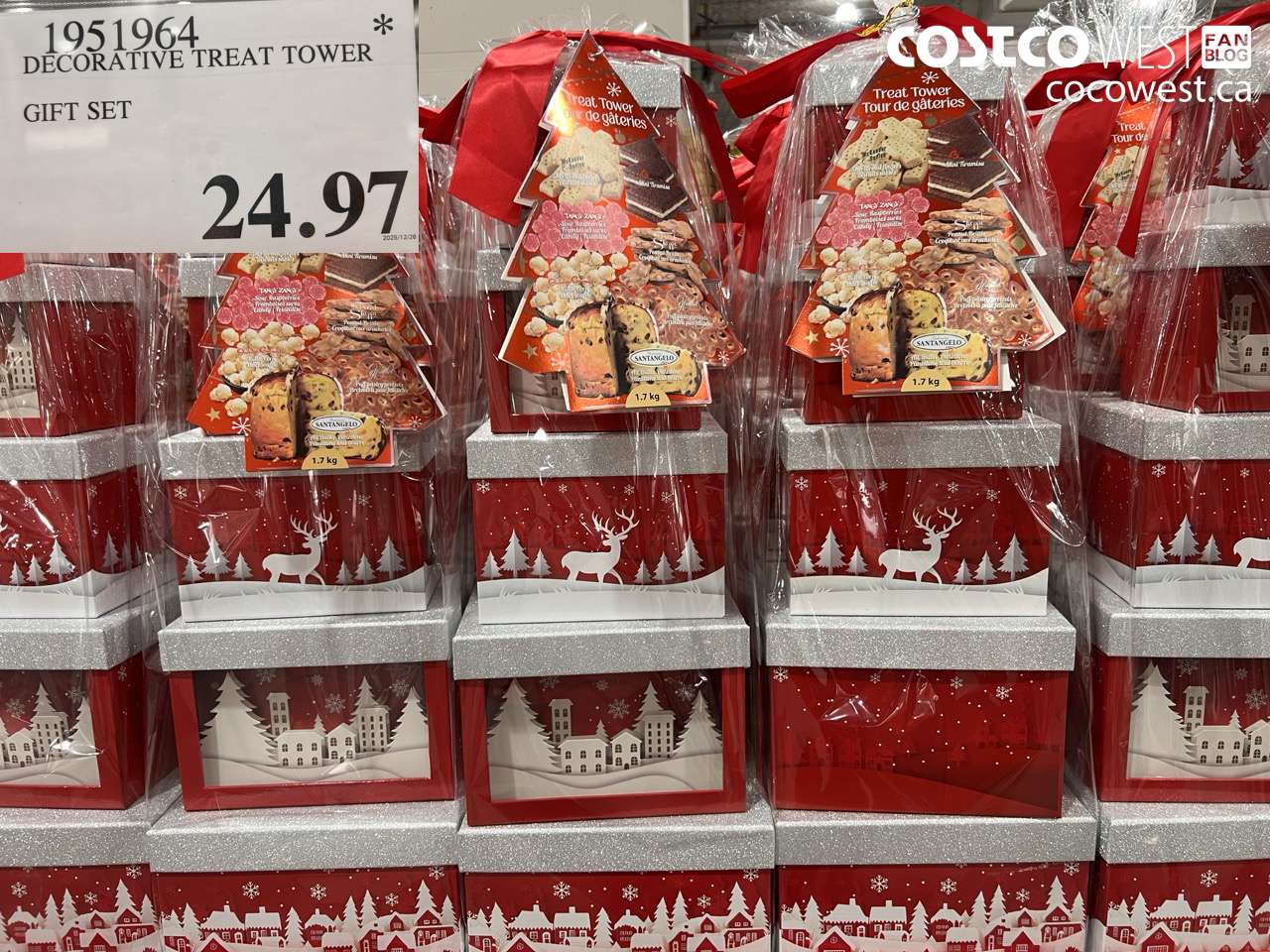 1951964 DECORATIVE TREAT TOWER GIFT SET $24.97