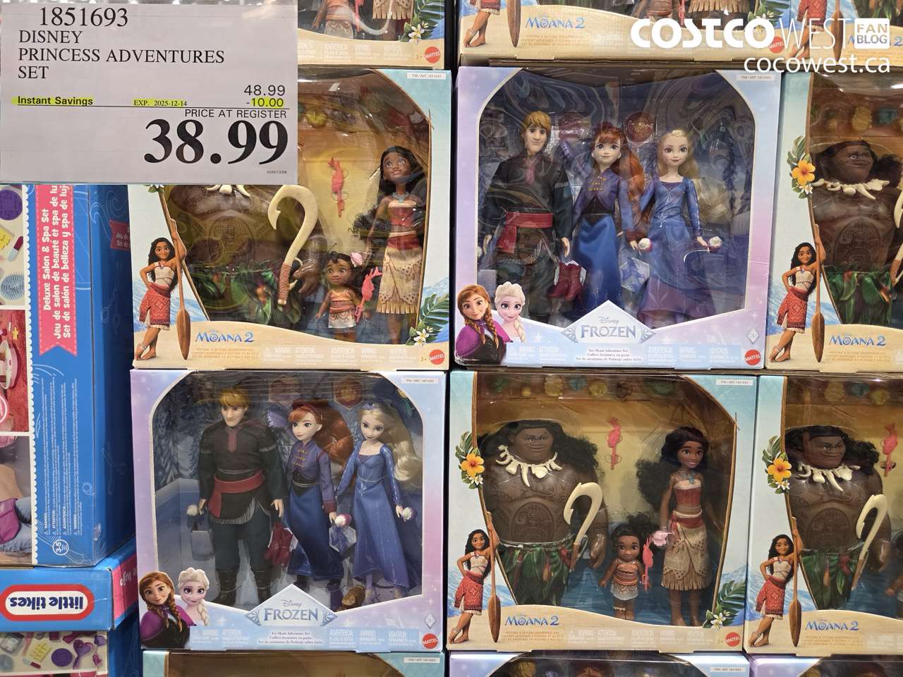 1851693 DISNEY PRINCESS ADVENTURES SET ($10.00 INSTANT SAVINGS EXPIRES ON 2025-12-14) $38.99