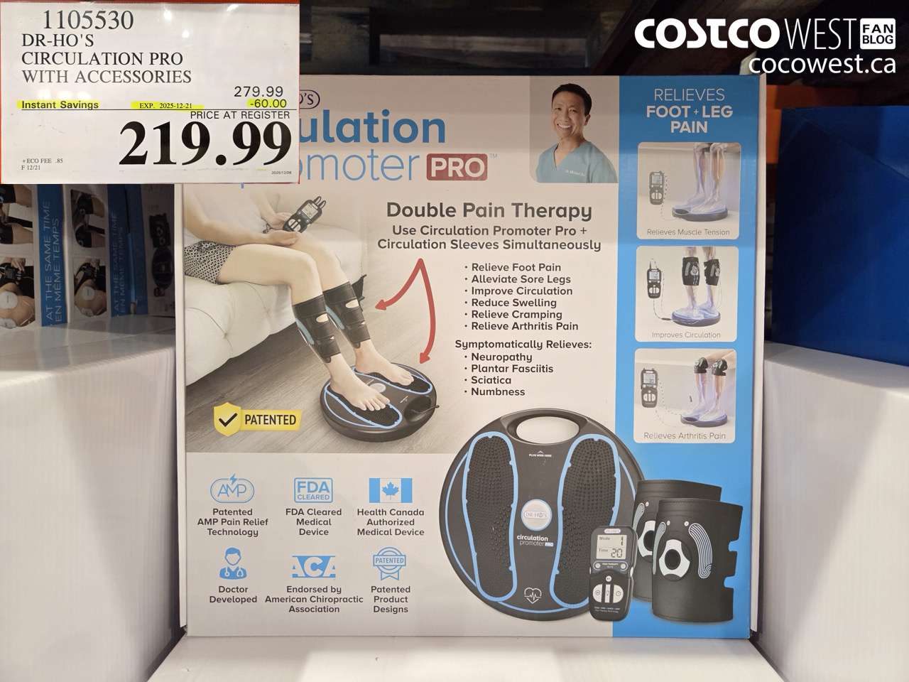 1105530 DR-HO'S CIRCULATION PROMOTER PRO W CIRCULATION SLEEVES ($60.00 INSTANT SAVINGS EXPIRES ON 2025-12-21) $219.99