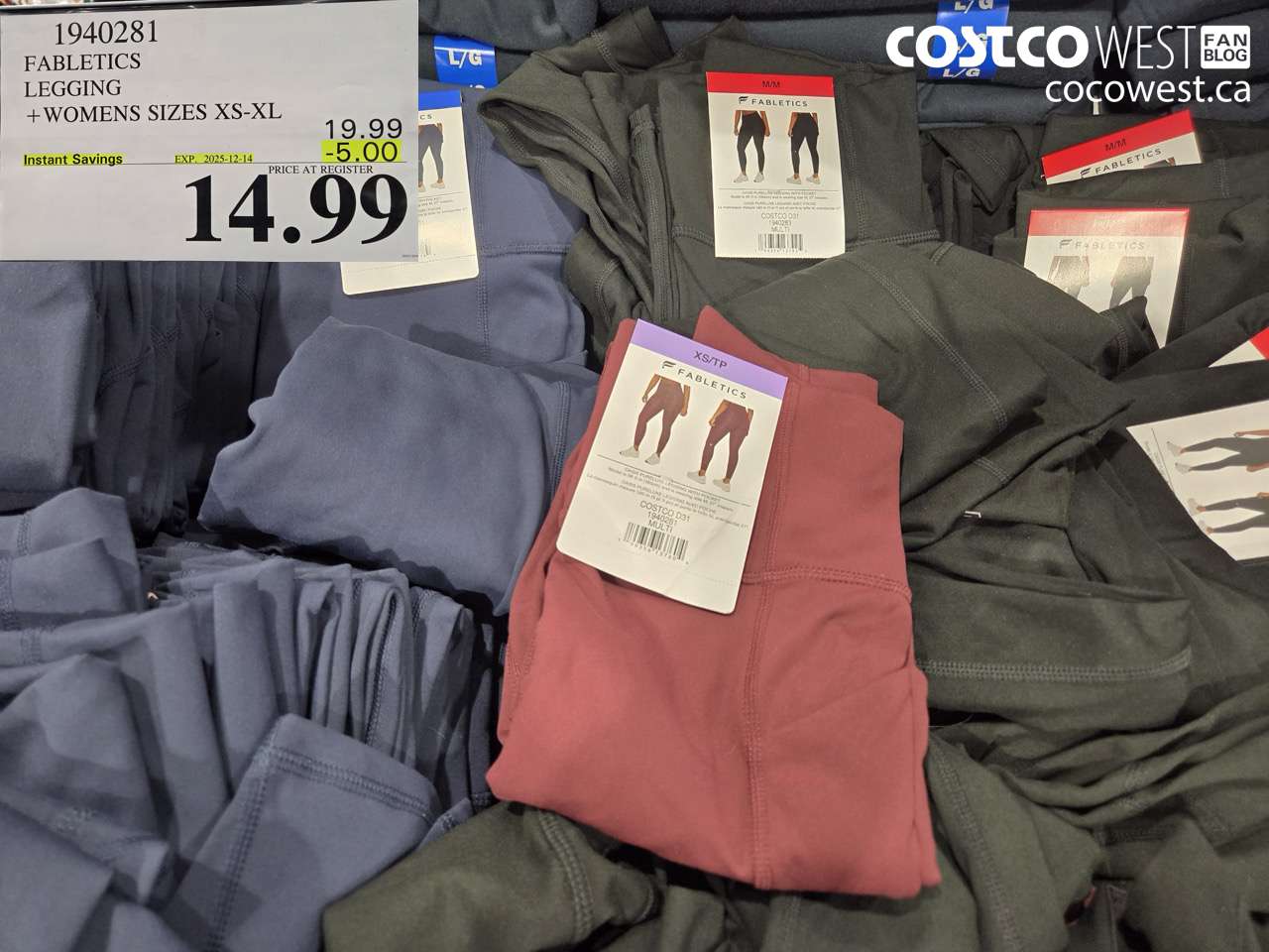 1940281 FABLETICS LEGGING WOMENS SIZES XS-XL ($5.00 INSTANT SAVINGS EXPIRES ON 2025-12-14) $14.99