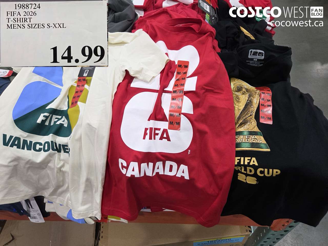 1988724 FIFA 2026 T-SHIRT MENS SIZES S-XXL $14.99