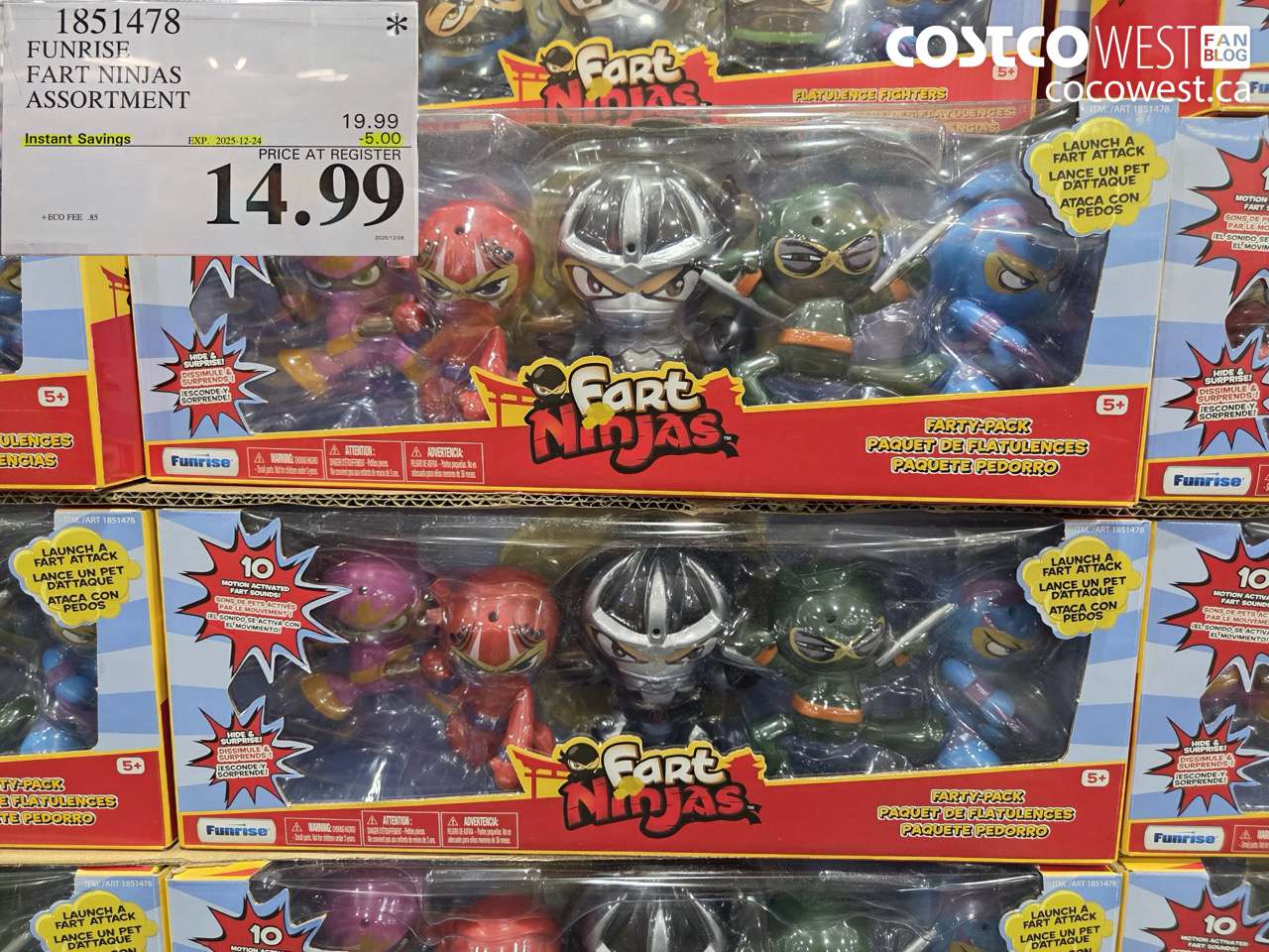 1851478 FUNRISE FART NINJAS ASSORTMENT ($5.00 INSTANT SAVINGS EXPIRES ON 2025-12-24) $14.99