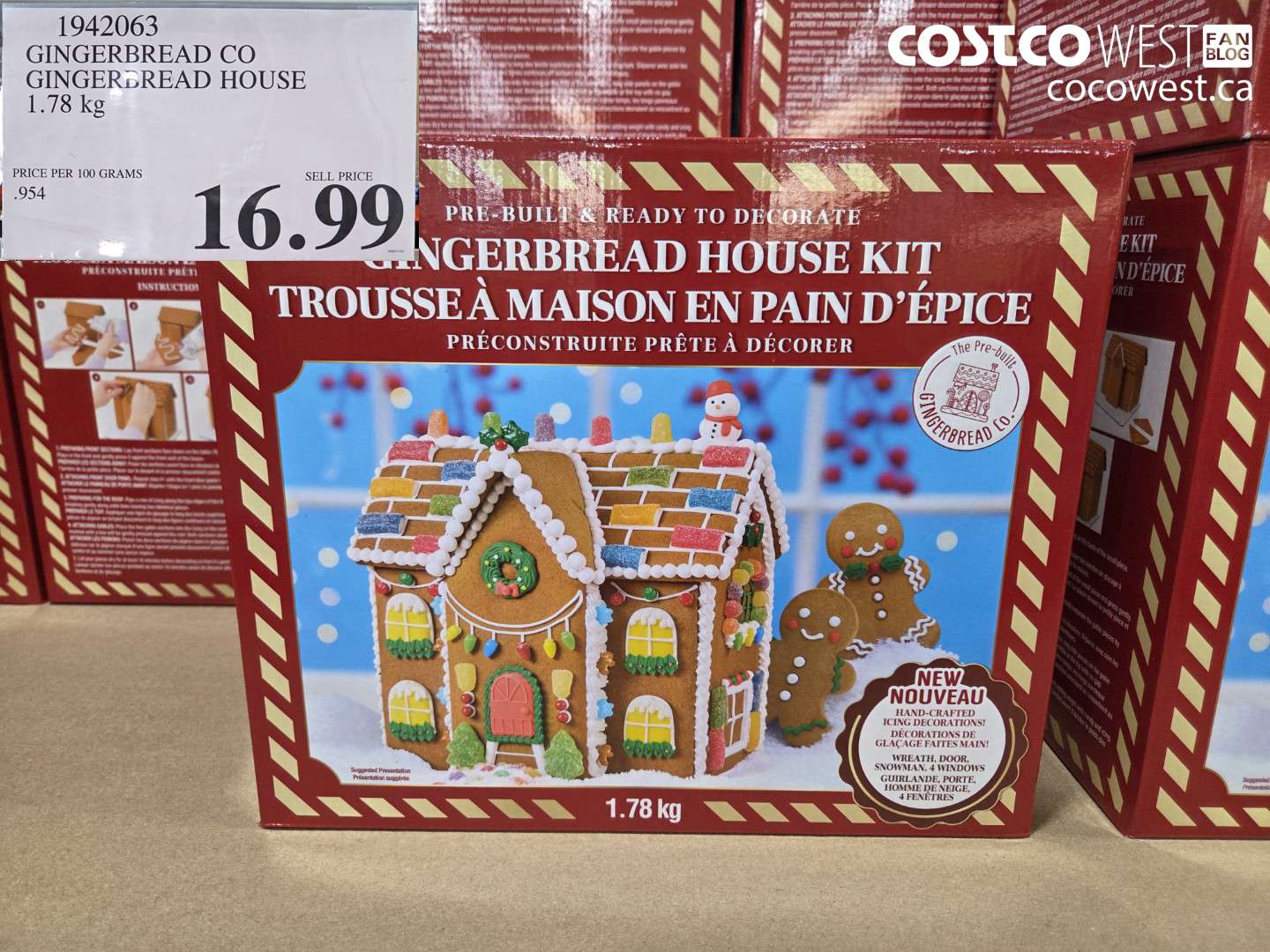 1942063 GINGERBREAD CO GINGERBREAD HOUSE 1.78KG $16.99