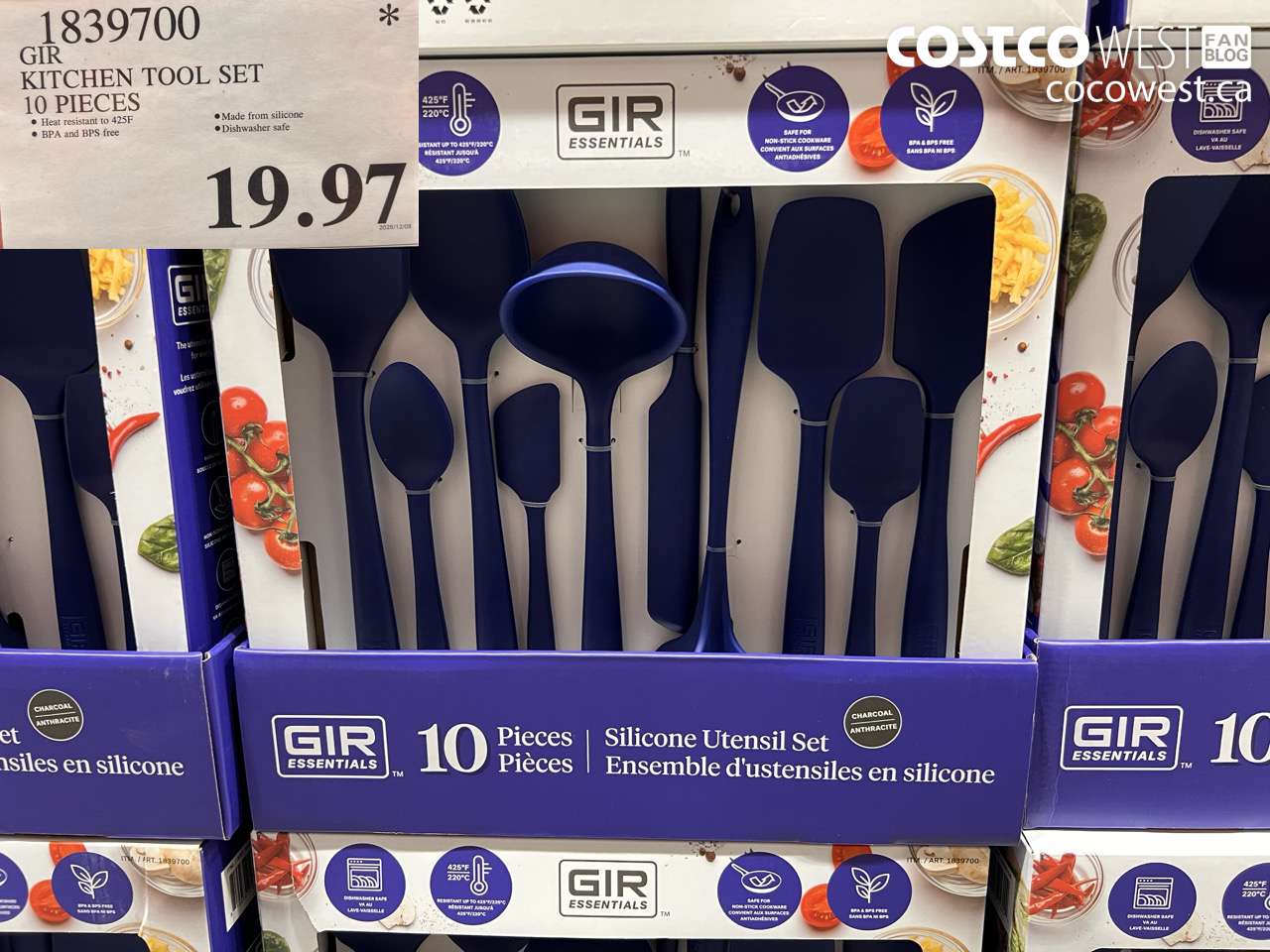 1839700 GIR KITCHEN TOOL SET 10 PIECES $19.97