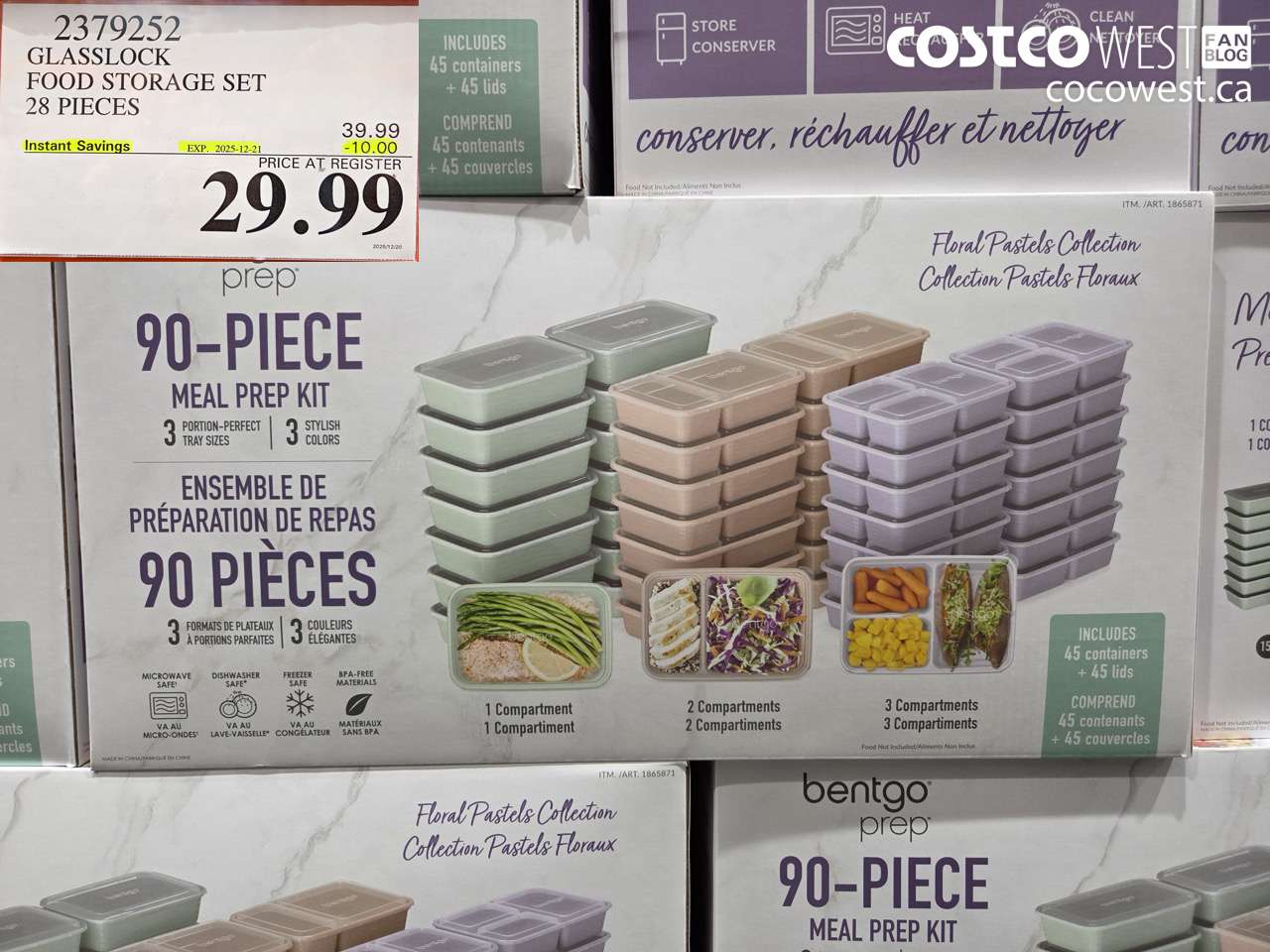 2379252 GLASSLOCK FOOD STORAGE SET 28 PIECES ($10.00 INSTANT SAVINGS EXPIRES ON 2025-12-21) $29.99