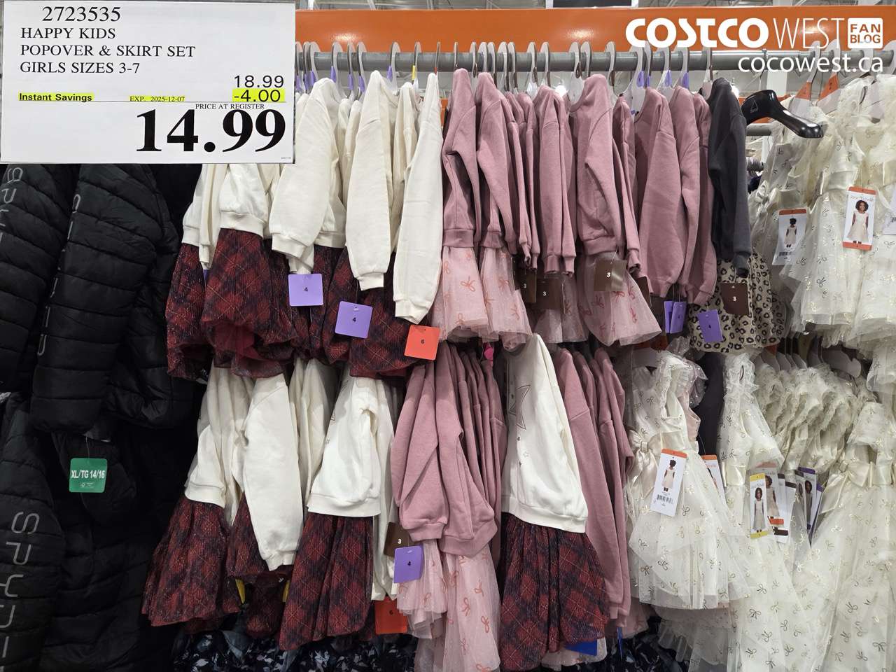 2723535 HAPPY KIDS POPOVER & SKIRT SET GIRLS SIZES 3-7 ($4.00 INSTANT SAVINGS EXPIRES ON 2025-12-07) $14.99