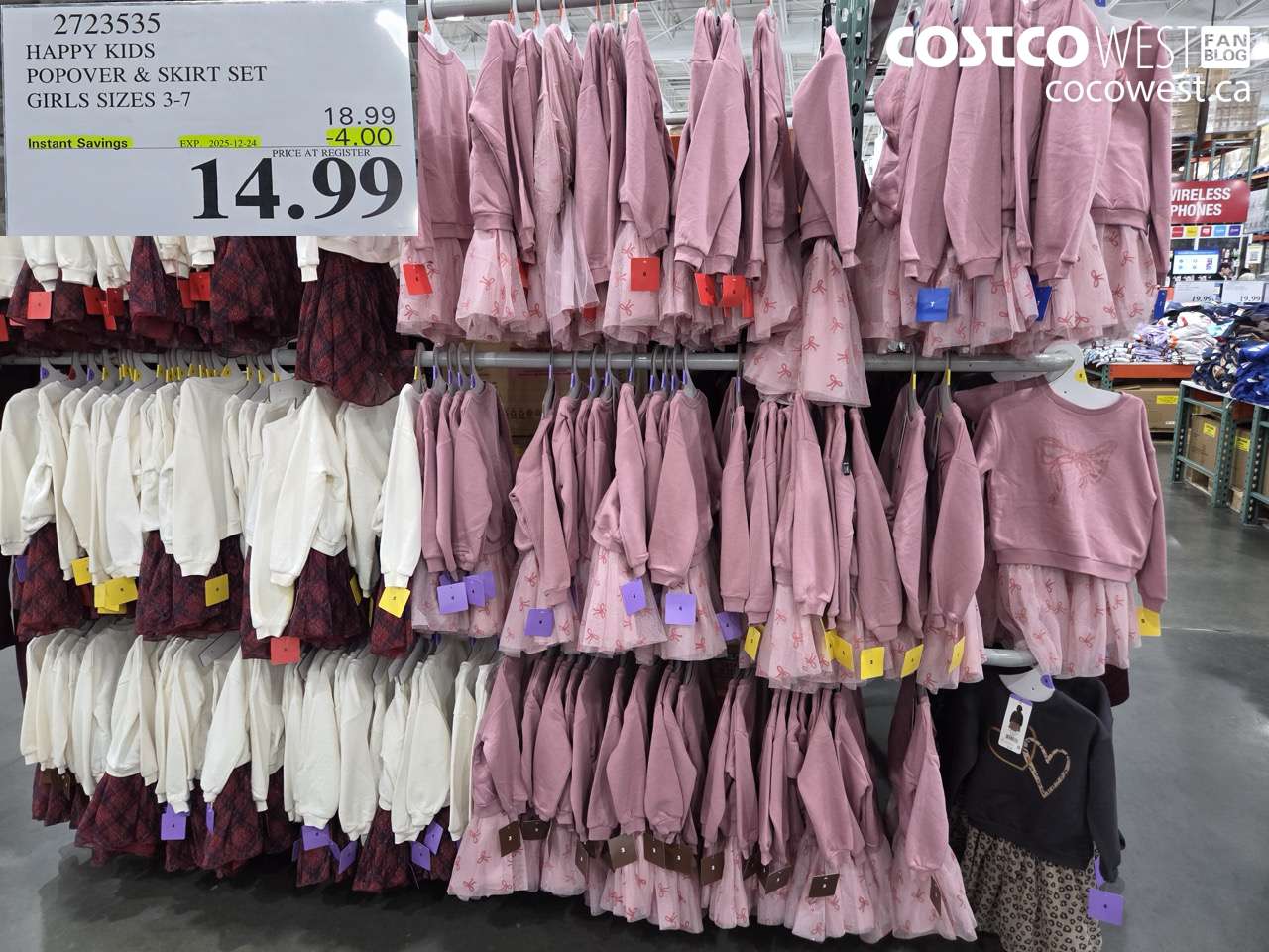 2723535 HAPPY KIDS POPOVER & SKIRT SET GIRLS SIZES 3-7 ($4.00 INSTANT SAVINGS EXPIRES ON 2025-12-24) $14.99