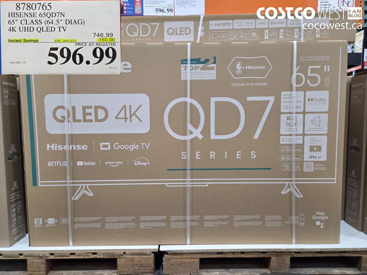 8780765 HISENSE 65QD7N 65