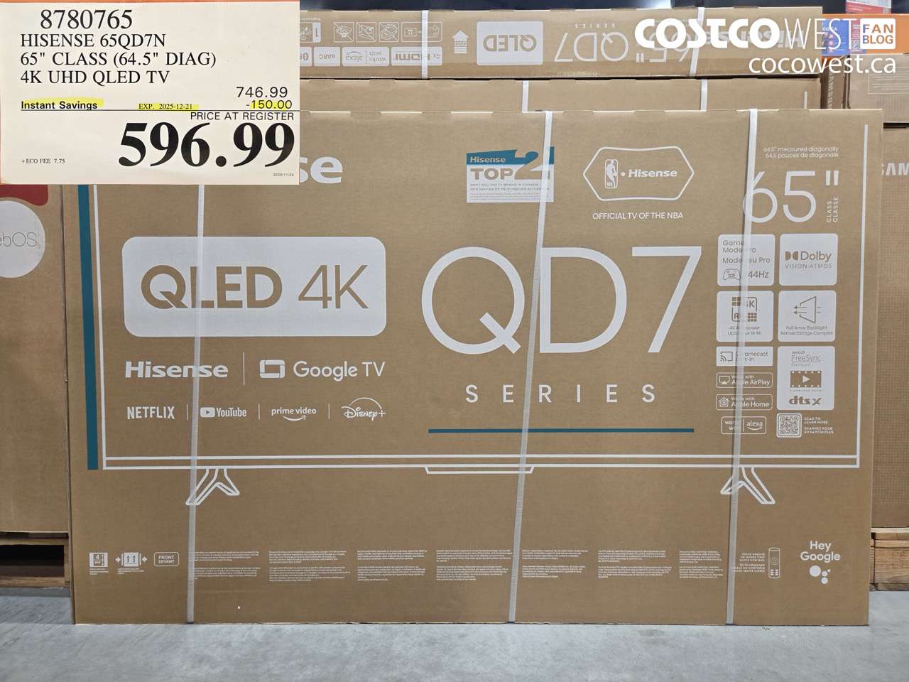 8780765 HISENSE 65QD7N 65