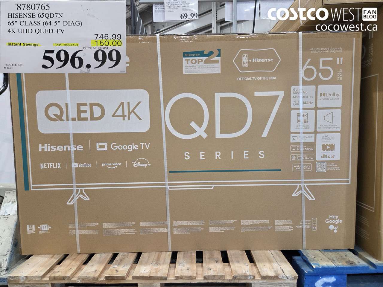 8780765 HISENSE 65QD7N 65