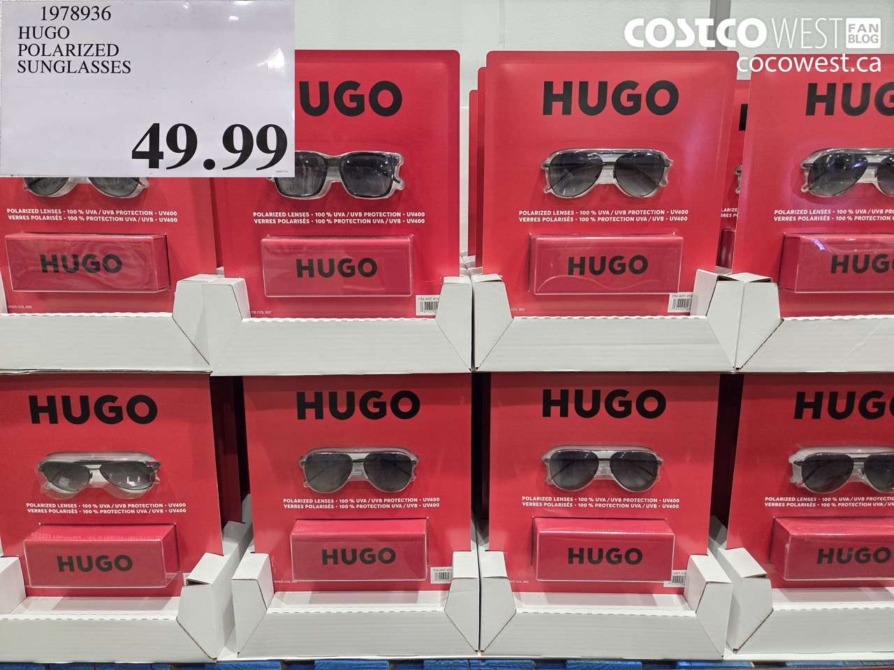 1978936 HUGO POLARIZED SUNGLASSES  $49.99