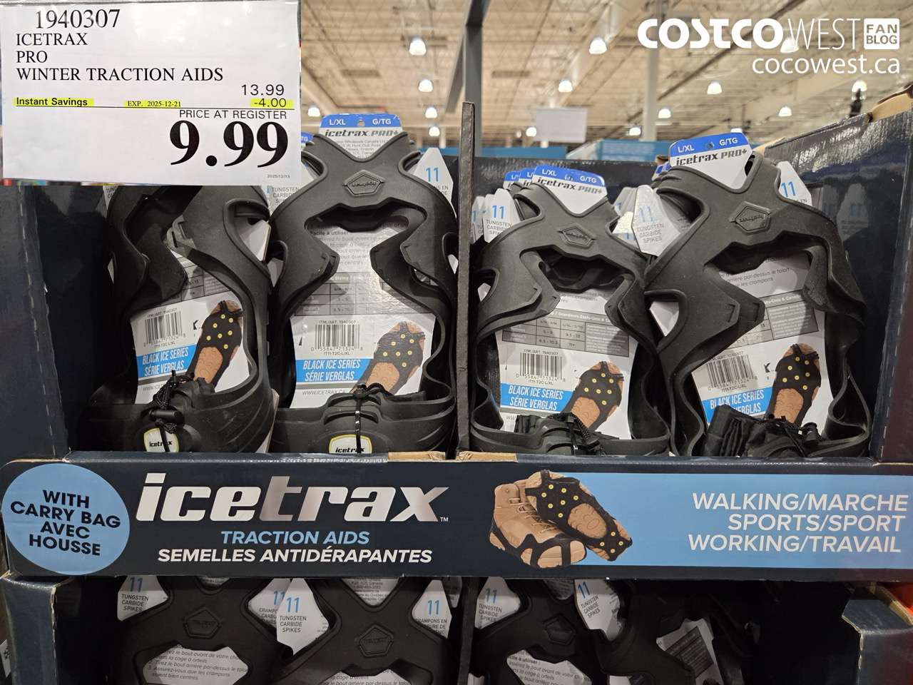1940307 ICETRAX PRO WINTER TRATION AIDS ($4.00 INSTANT SAVINGS EXPIRES ON 2025-12-21) $9.99
