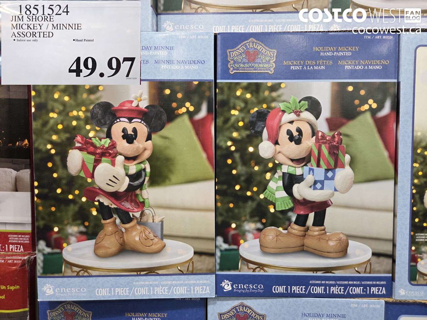 1851524 JIM SHORE MICKEY / MINNIE ASSORTED $49.97