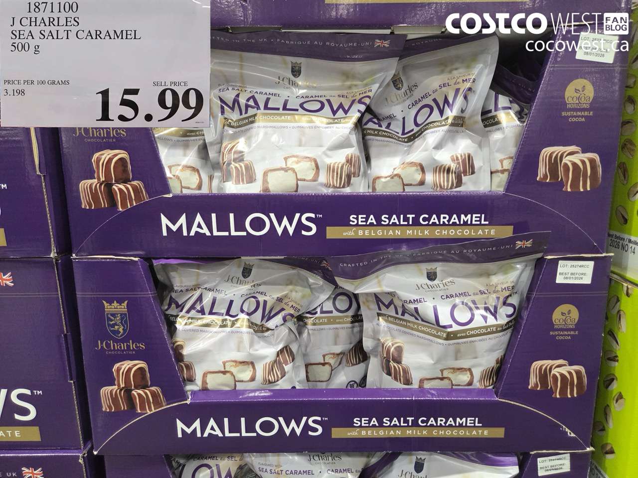 1871100 J CHARLES SEA SALT CARAMEL 500 g $15.99