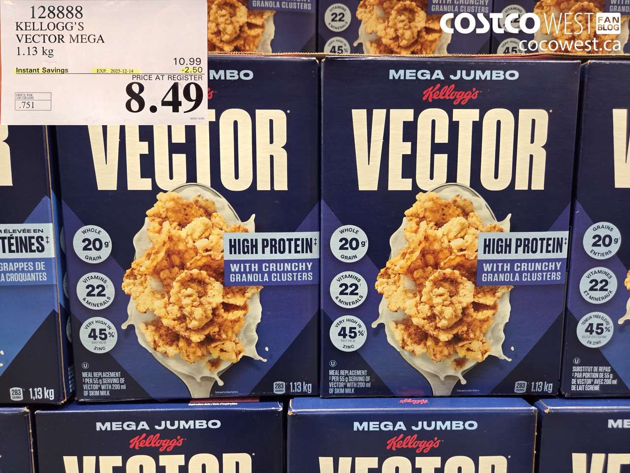 128888 KELLOGG'S VECTOR MEGA 1.13 kg ($2.50 INSTANT SAVINGS EXPIRES ON 2025-12-14) $8.49