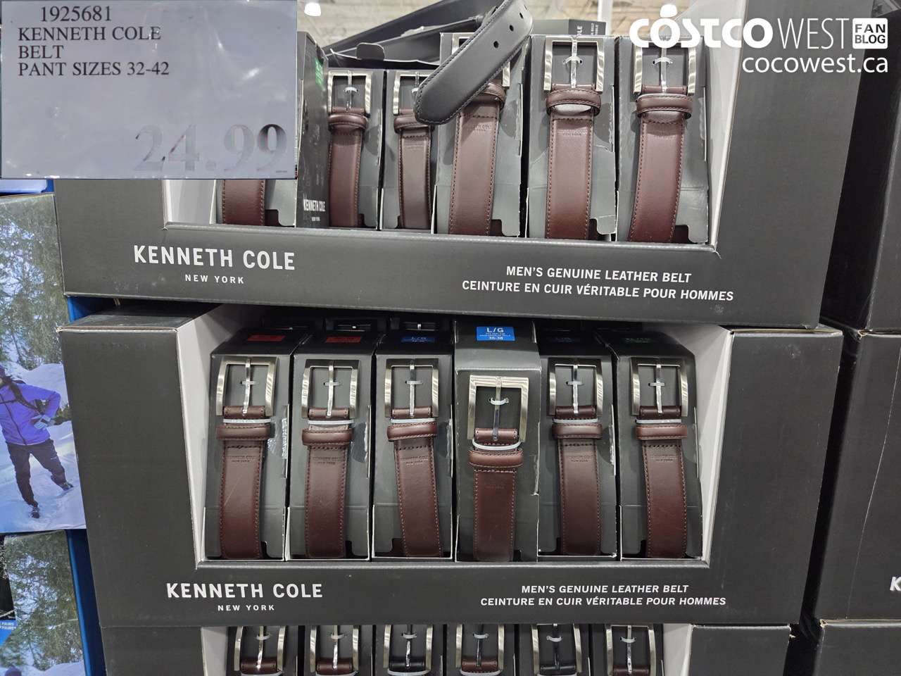 1925681 KENNETH COLE BELT PANT SIZES 32-42 $24.99