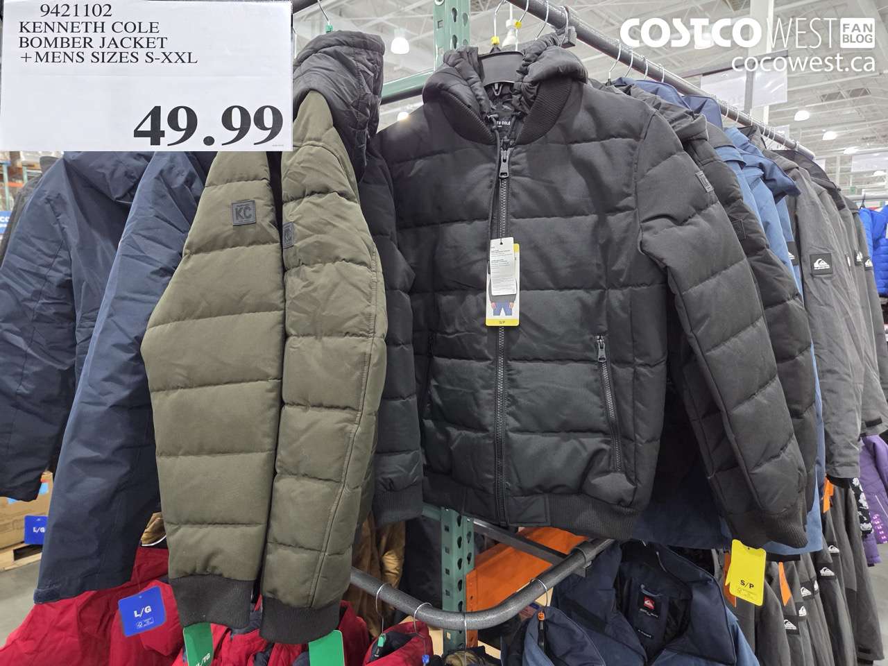 9421102 KENNETH COLE BOMBER JACKET MENS SIZES S-XXL $49.99