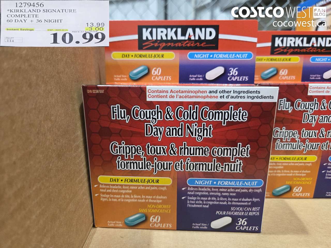 1279456 KIRKLAND SIGNATURE COMPLETE 60 DAY + 36 NIGHT ($3.00 INSTANT SAVINGS EXPIRES ON 2025-12-21) $10.99