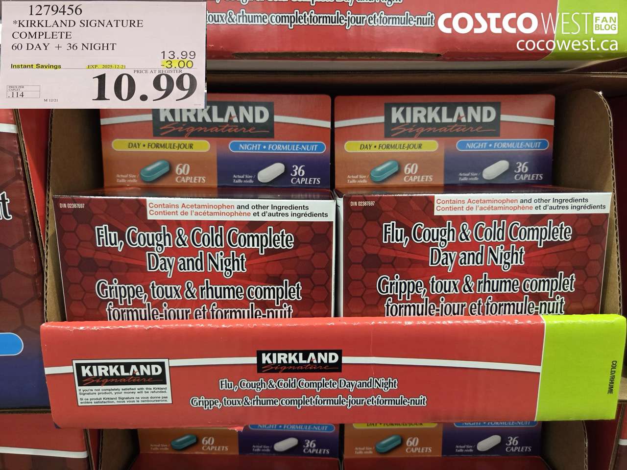 1279456 KIRKLAND SIGNATURE COMPLETE 60 DAY + 36 NIGHT ($3.00 INSTANT SAVINGS EXPIRES ON 2025-12-21) $10.99