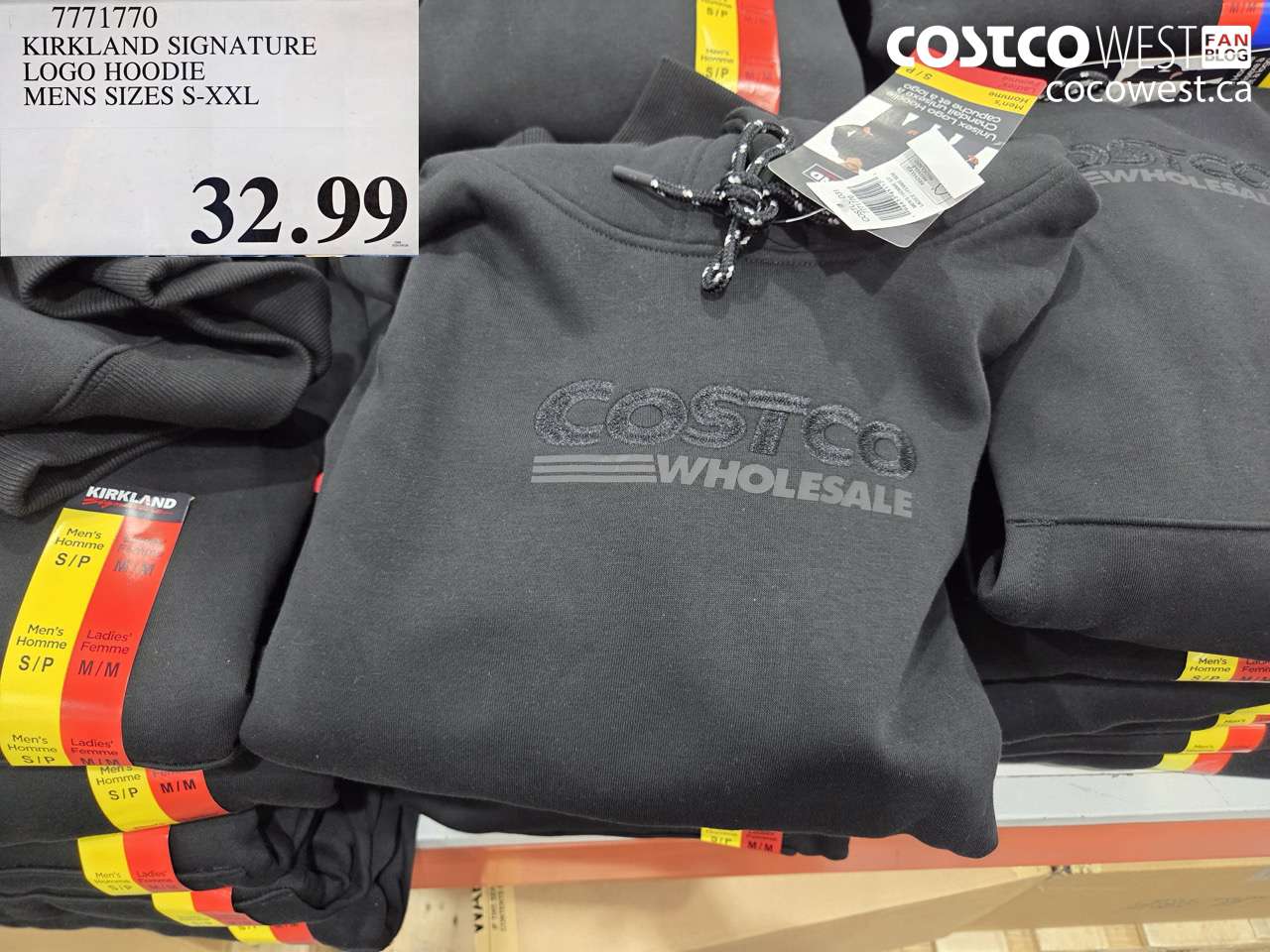 7771770 KIRKLAND SIGNATURE LOGO HOODIE MENS SIZES S-XXL $32.99