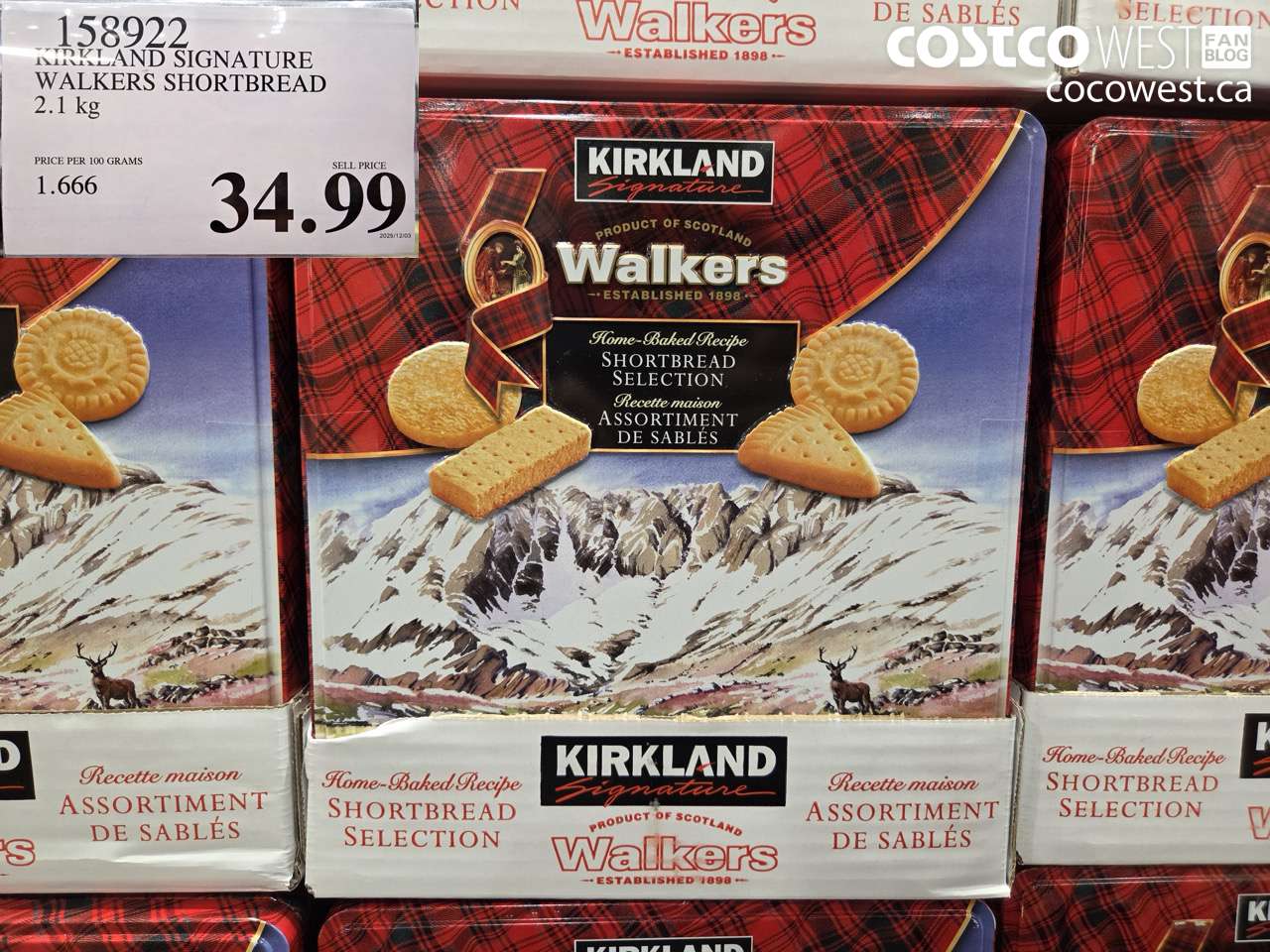 158922 KS WALKERS'S ASSORTED SHORTBREAD 2.1 KG $34.99