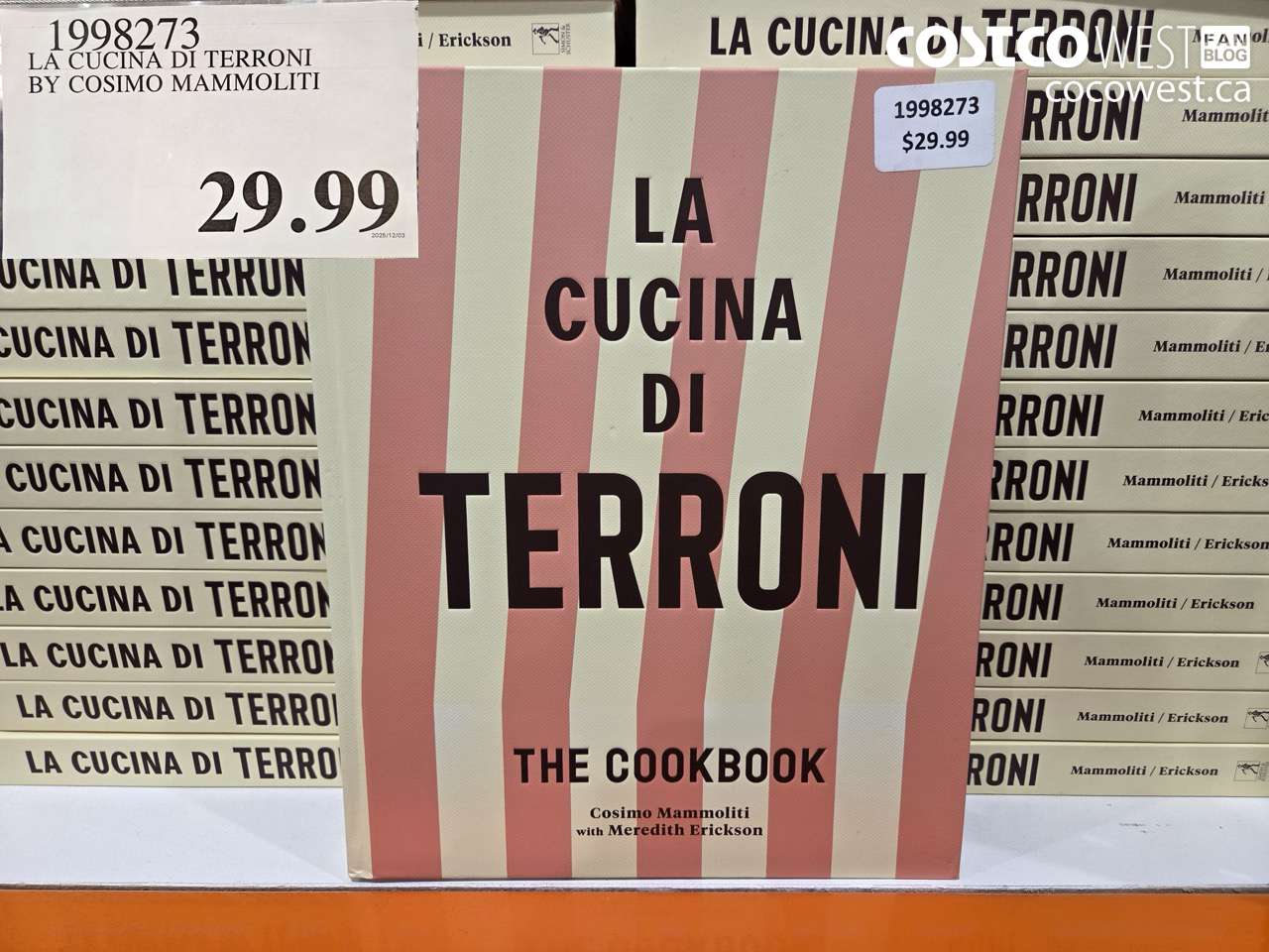 1998273 LA CUCINA DI TERRONI BY COSIMO MAMMOLITI $29.99