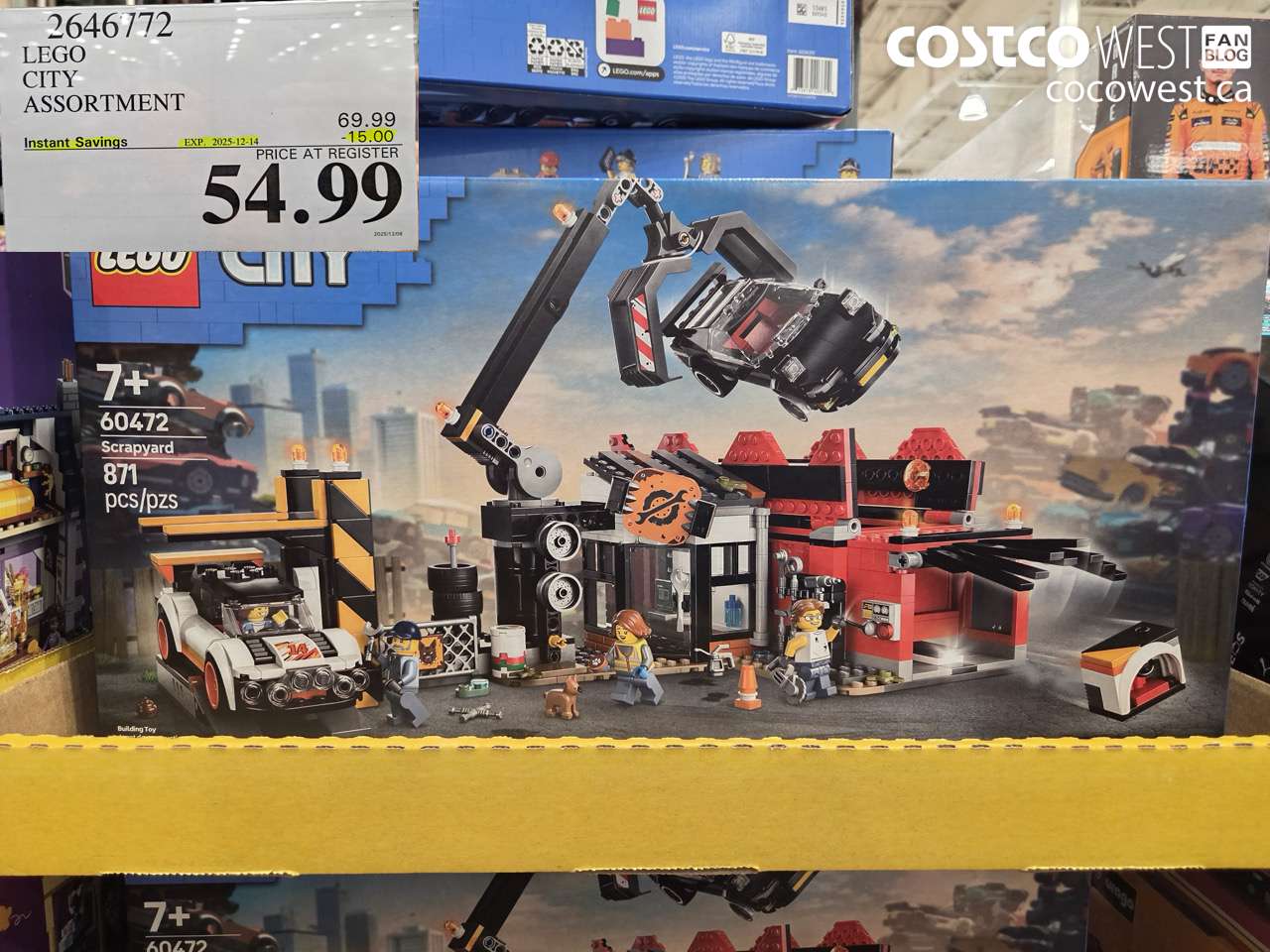 2646772 LEGO CITY ASSORTMENT ($15.00 INSTANT SAVINGS EXPIRES ON 2025-12-14) $54.99