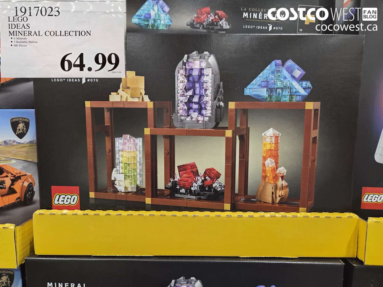 1917023 LEGO IDEAS MINERAL COLLECTION $64.99