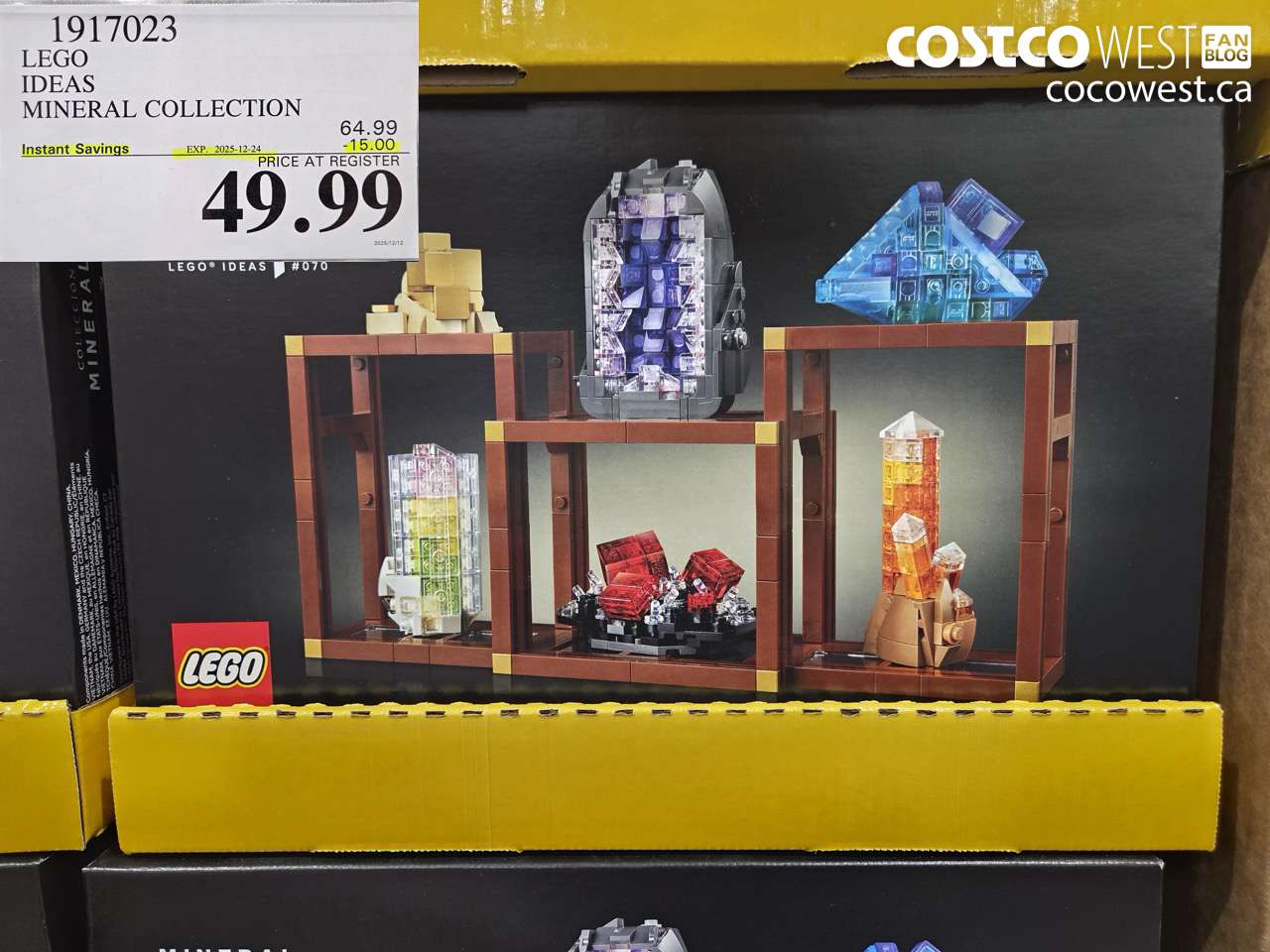 1917023 LEGO IDEAS MINERAL COLLECTION ($15.00 INSTANT SAVINGS EXPIRES ON 2025-12-24) $49.99