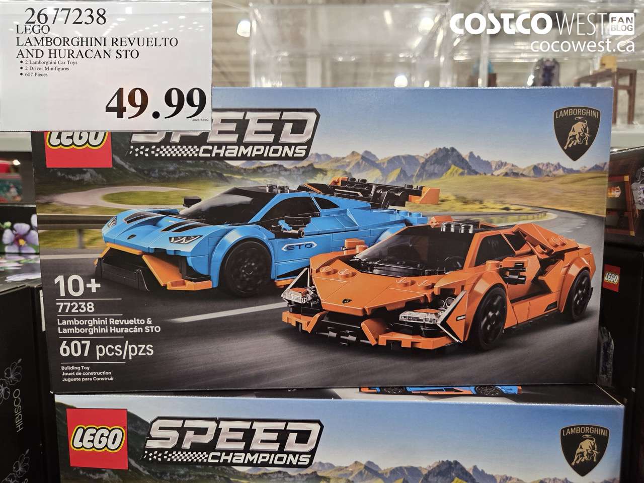 2677238 LEGO LAMBORGHINI REVUELTO AND HURACAN STO $49.99