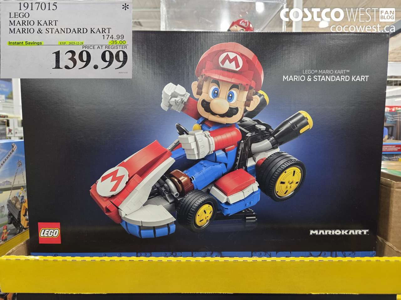 1917015 LEGO MARIO KART MARIO & STANDARD KART ($35.00 INSTANT SAVINGS EXPIRES ON 2025-12-28) $139.99