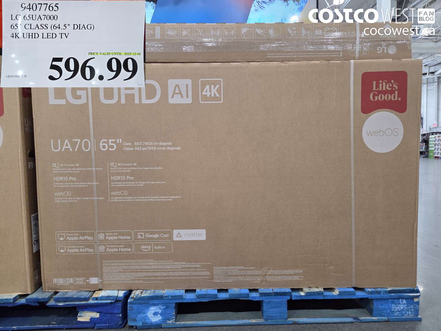 9407765 LG 54UA7000 65