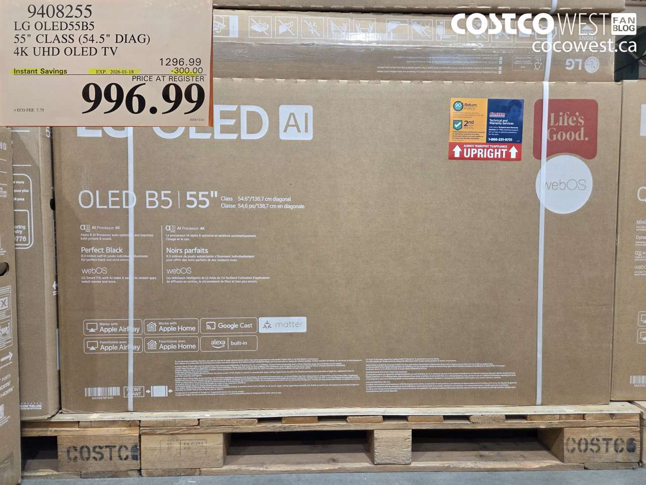 9408255 LG OLED55B5 55