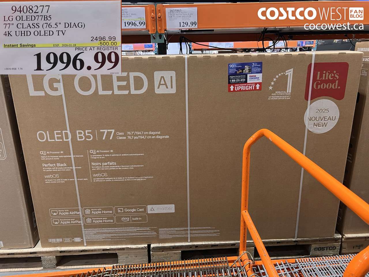 9408277 LG OLED77B5 77