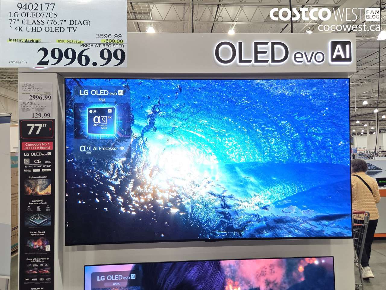 9402177 LG OLED77C5 77