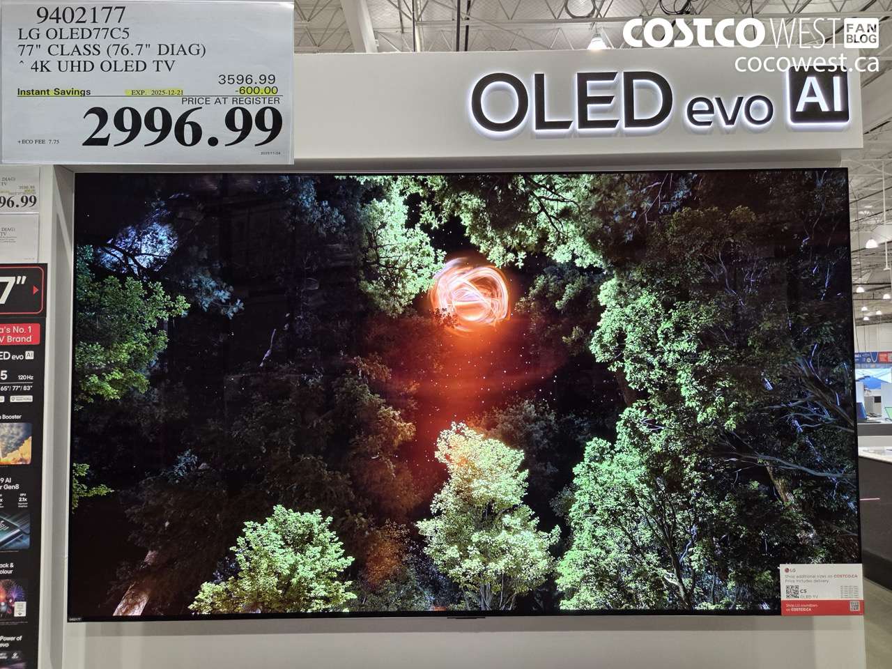 9402177 LG OLED77C5 77