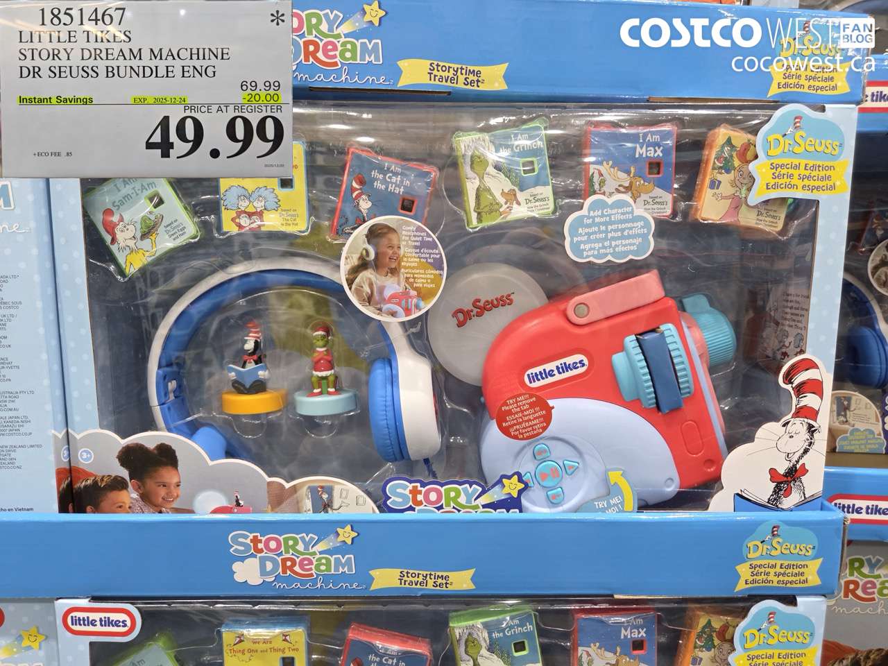 1851467 LITTLE TIKES STORY DREAM MACHINE DR SEUSS BUNDLE ENG ($20.00 INSTANT SAVINGS EXPIRES ON 2025-12-24) $49.99