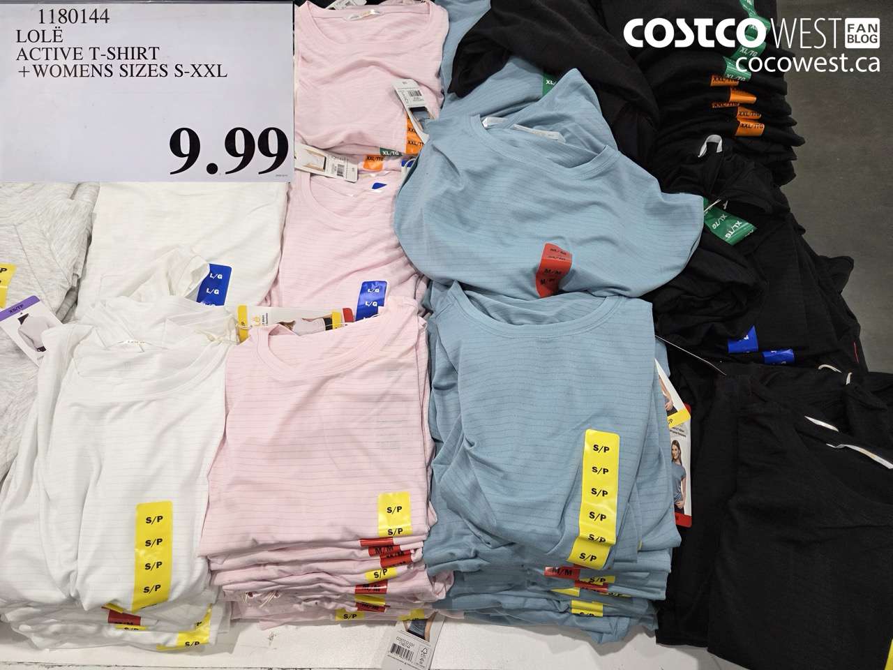 1180144 LOLE ACTIVE T-SHIRT WOMENS SIZES S-XXL $9.99