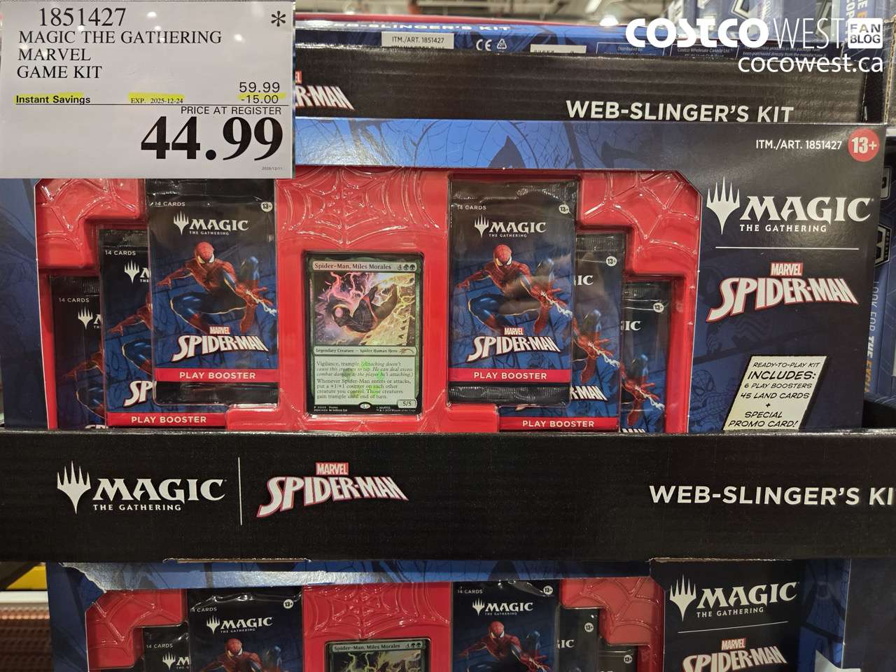 1851427 MAGIC THE GATHERING MARVEL GAME KIT ($15.00 INSTANT SAVINGS EXPIRES ON 2025-12-24) $44.99